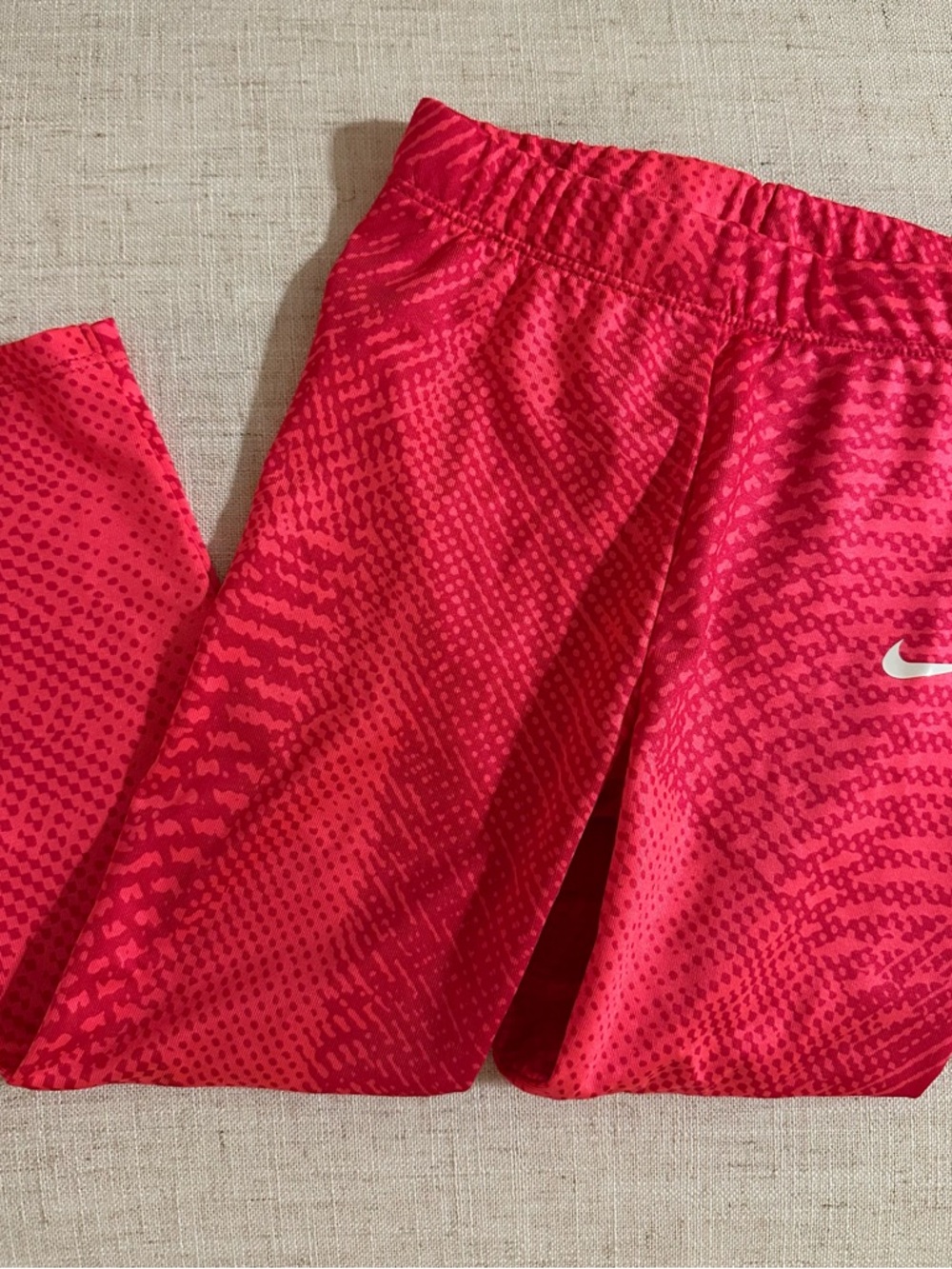 Girls Nike Pink Multi-Colored Patterned Dri-FIT Leggings Pants 4T